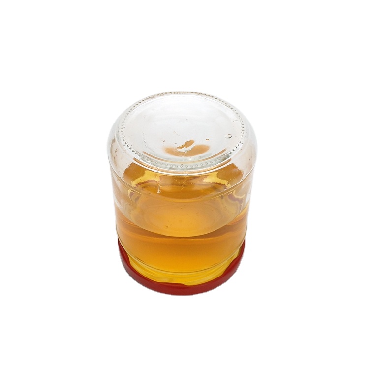 350ml 12oz round clear glass sauce jar canning food jar with metal lid wholesale