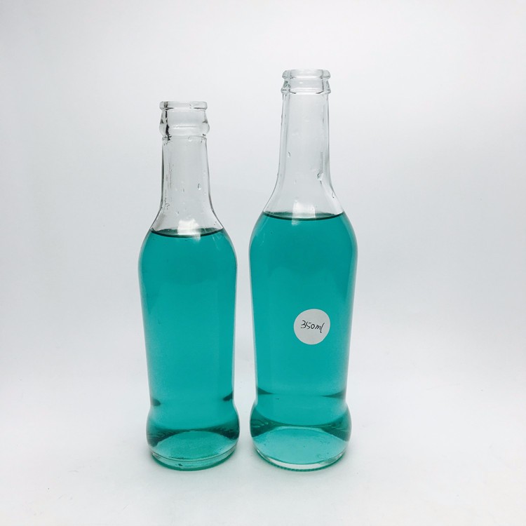 350ml 275ml rio cocktail / beer clear glass bottle with crown cap