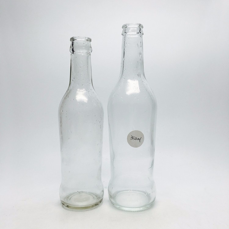 350ml 275ml rio cocktail / beer clear glass bottle with crown cap