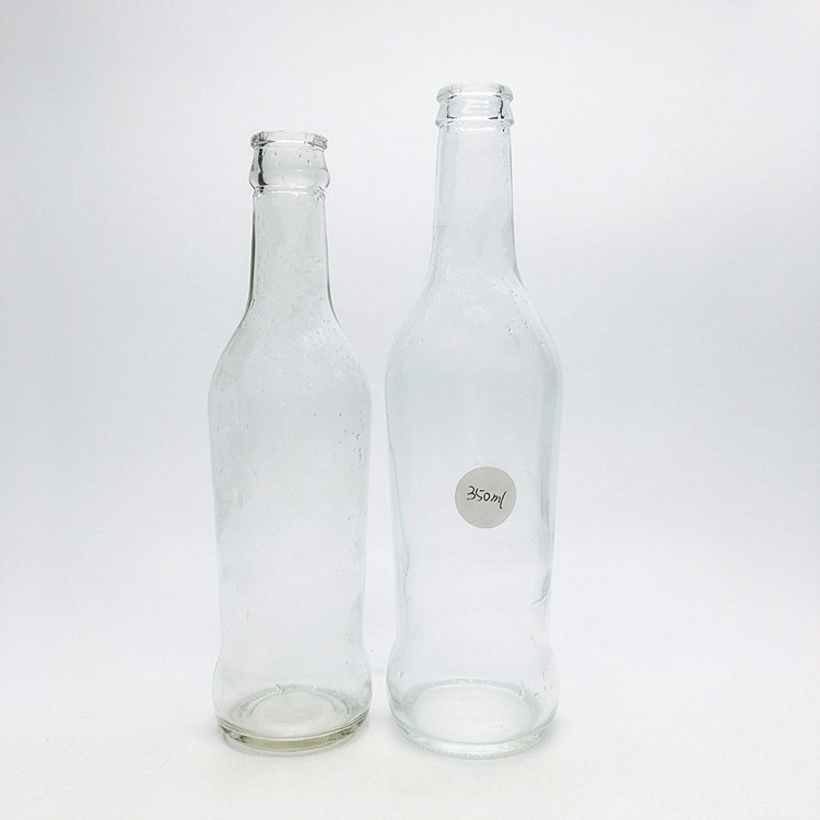 350ml 275ml rio cocktail / beer clear glass bottle with crown cap