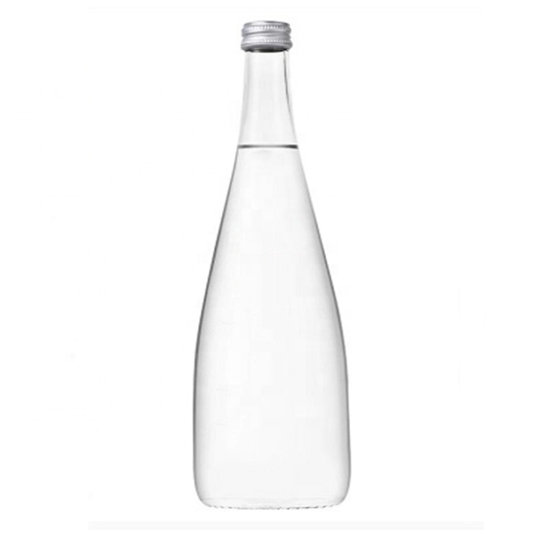 350ml 500ml 750ml High end champagne soft drinks french evian mineral water glass bottle for beverage use