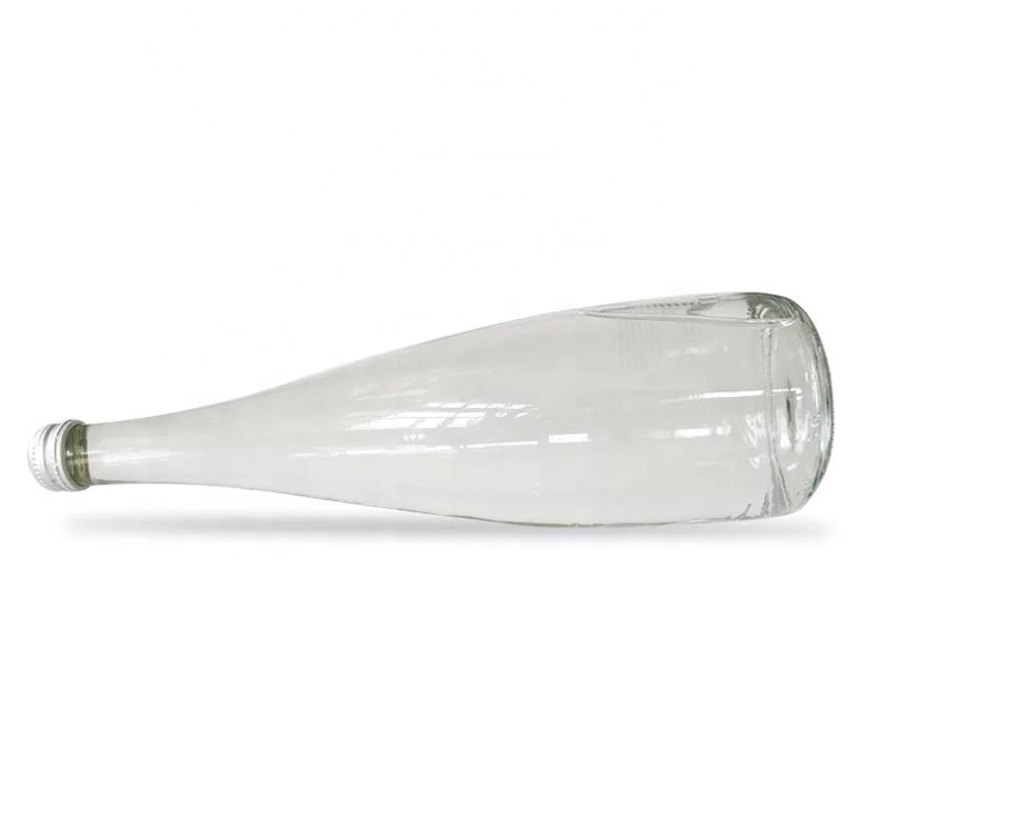 350ml 500ml 750ml High end champagne soft drinks french evian mineral water glass bottle for beverage use