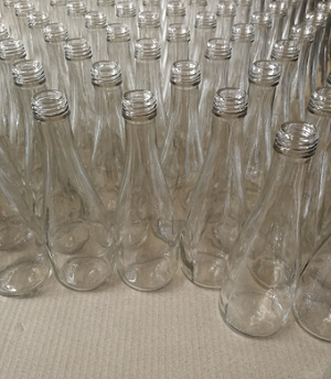 350ml 500ml 750ml High end champagne soft drinks french evian mineral water glass bottle for beverage use