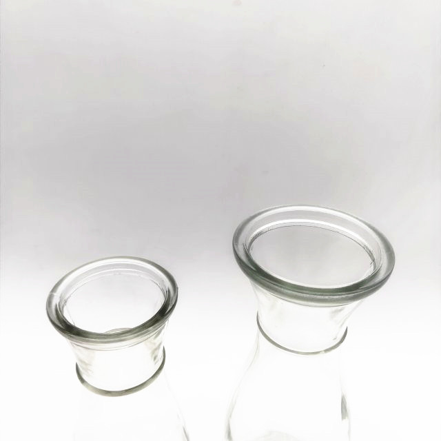 350ml 500ml empty clear beverage glass drinking bottle