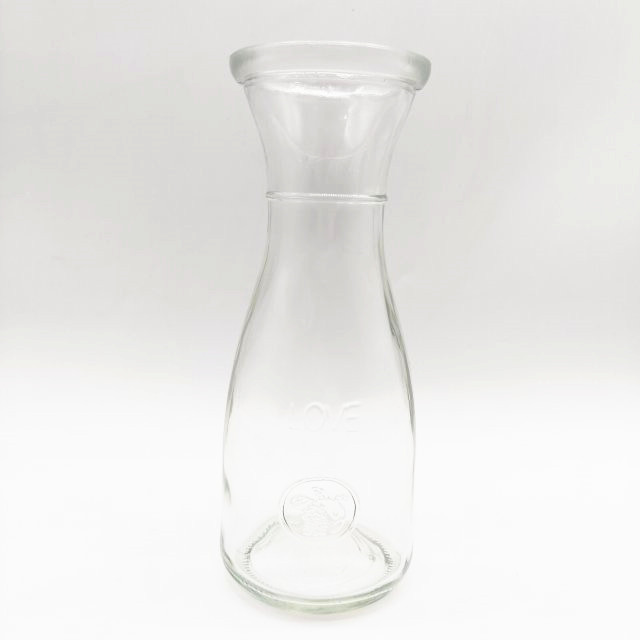 350ml 500ml empty clear beverage glass drinking bottle
