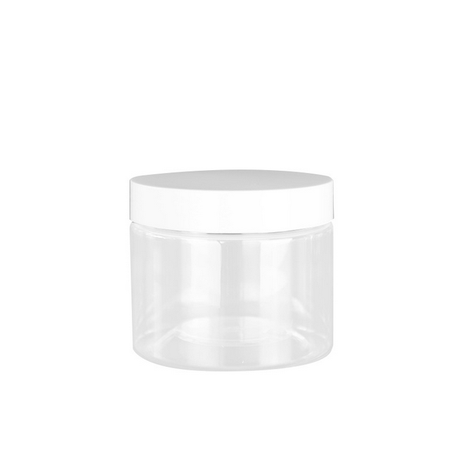350ml 85mm diameter clear cosmetic body cream containers