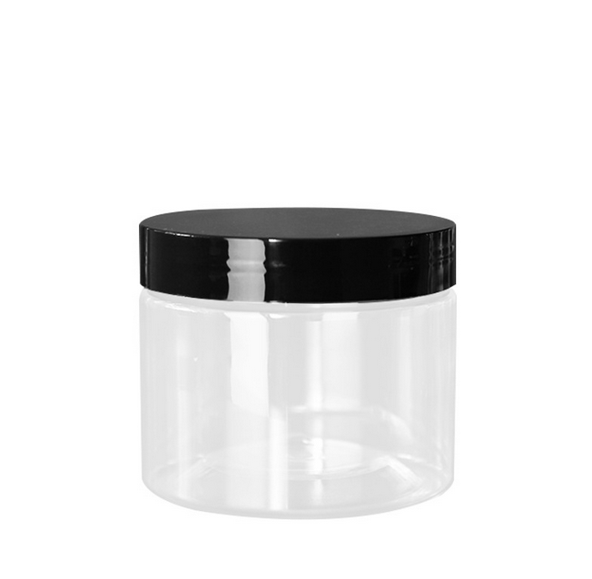 350ml 85mm diameter clear cosmetic body cream containers