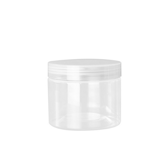 350ml 85mm diameter clear cosmetic body cream containers