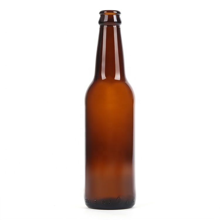 350ml Amber Craft Beer Glass Bottles with crown cap
