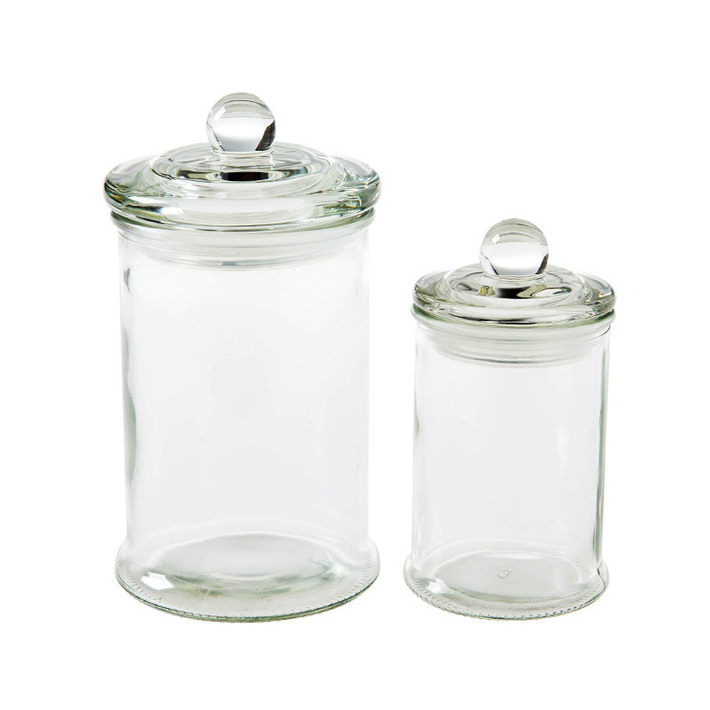 350ml Empty Kitchen Storage Container Tea Coffee Container Glass Jar