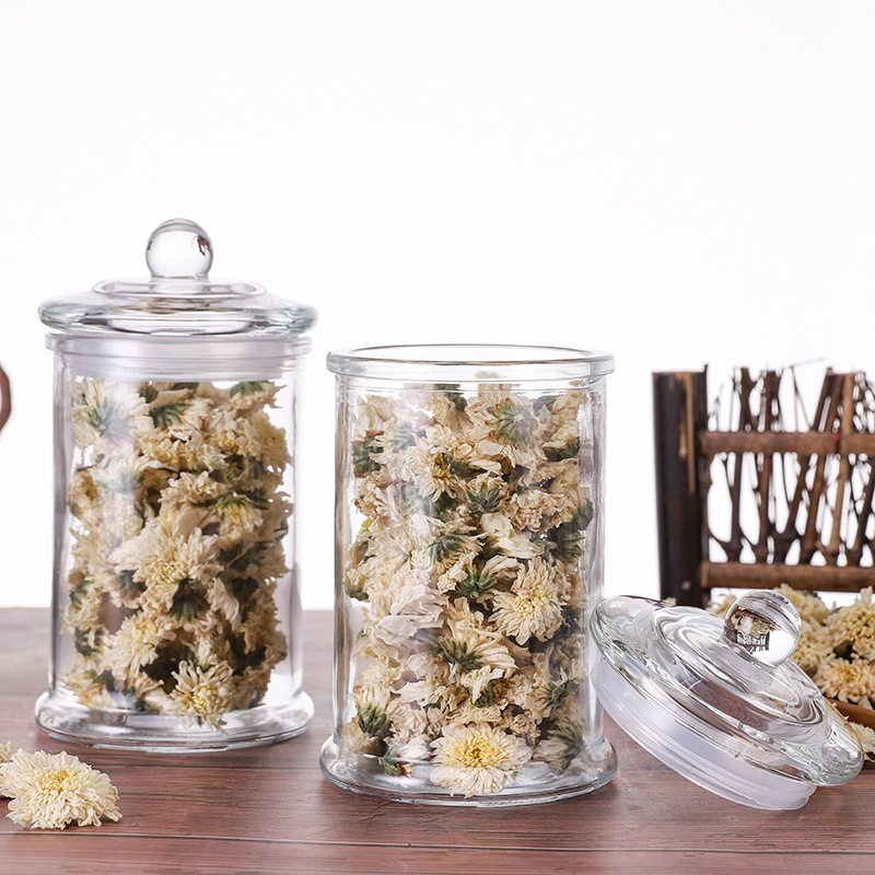 350ml Empty Kitchen Storage Container Tea Coffee Container Glass Jar