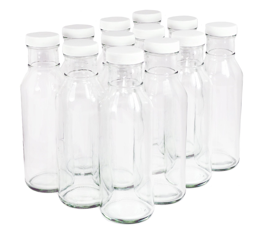 350ml clear glass woozy bottle sauce bottle metal lid wholesale