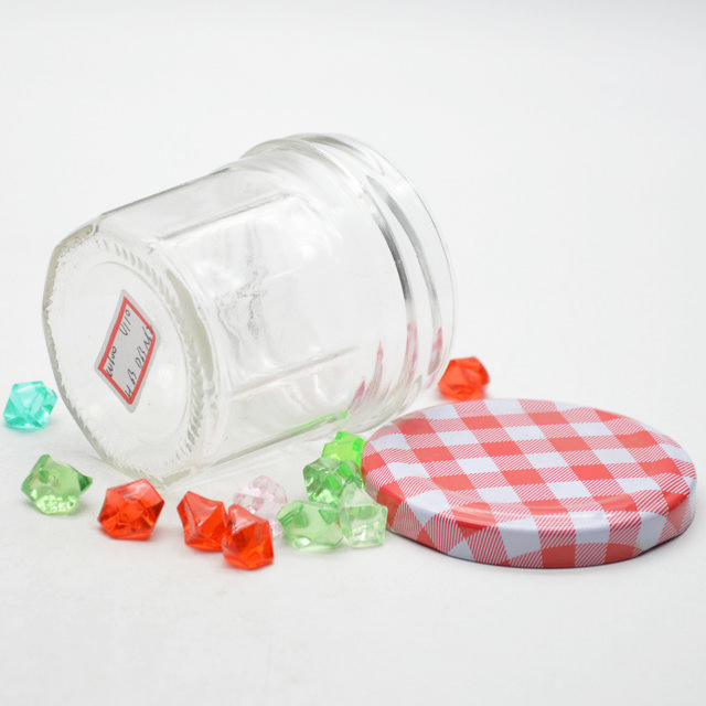 35ml 110ml 150ml 180ml 300ml 450ml polugon glass honey jars glass candy jars with screw cap for family food storage