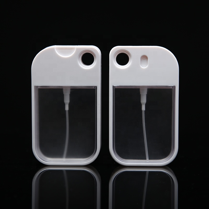 35ml mini plastic credit card bottle portable perfume cosmetic mist spray hand sanitizer bottle