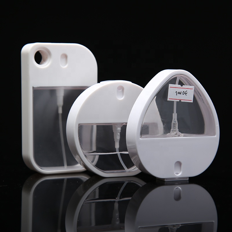 35ml mini plastic credit card bottle portable perfume cosmetic mist spray hand sanitizer bottle