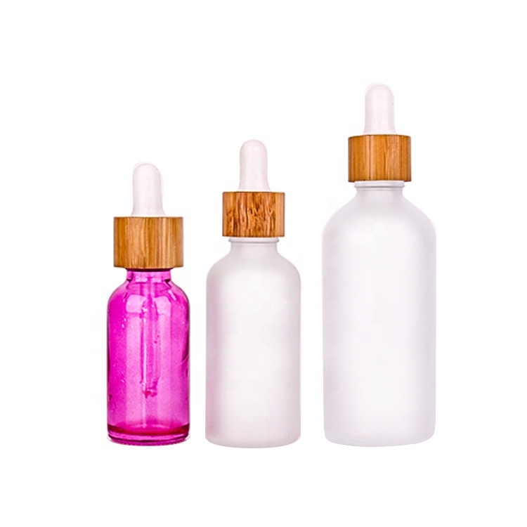 35ml round shape glass essential oil storage bottle
