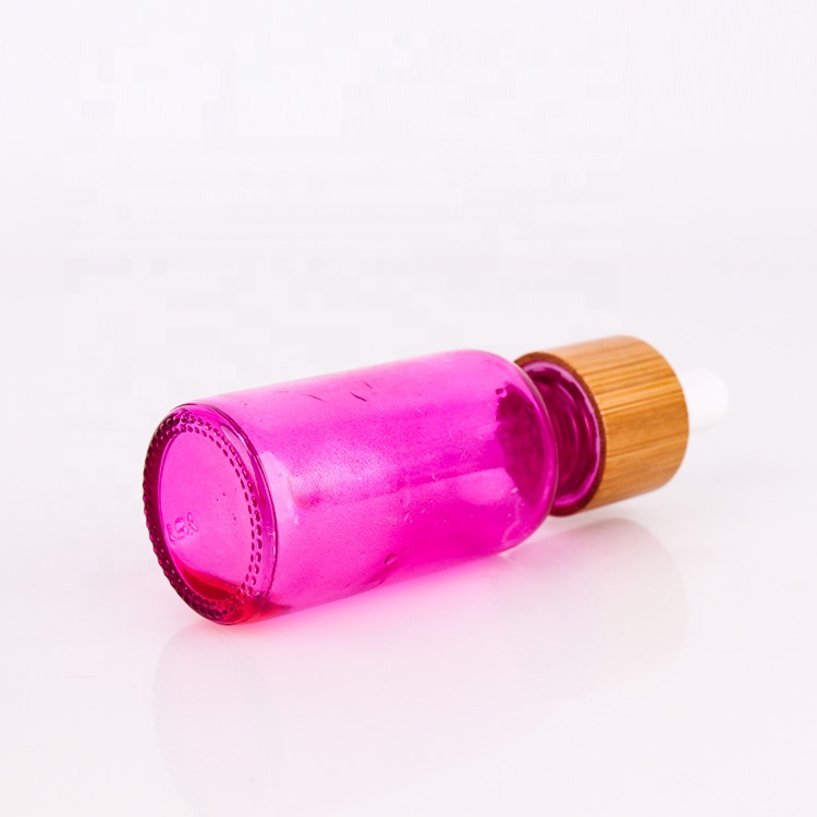 35ml round shape glass essential oil storage bottle