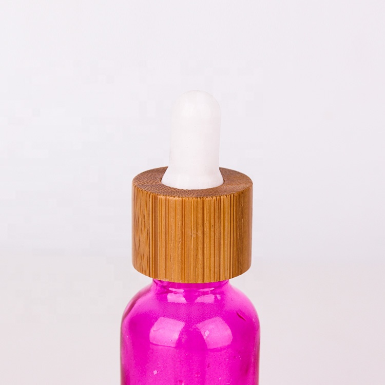 35ml round shape glass essential oil storage bottle