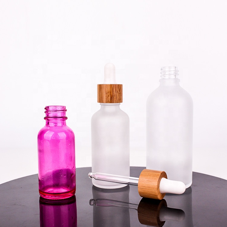 35ml round shape glass essential oil storage bottle