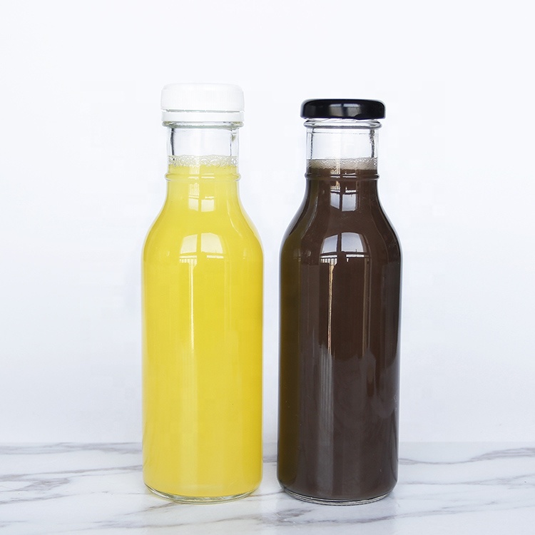 360ml 12oz Glass Kombucha Bottle Juice Beverage Drinking Glass Bottles