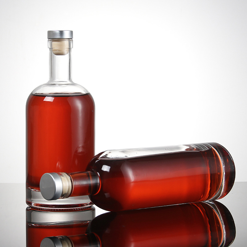 375Ml 500Ml 750Ml 1L Handmade Crystal Vodka Glass Wine Bottle