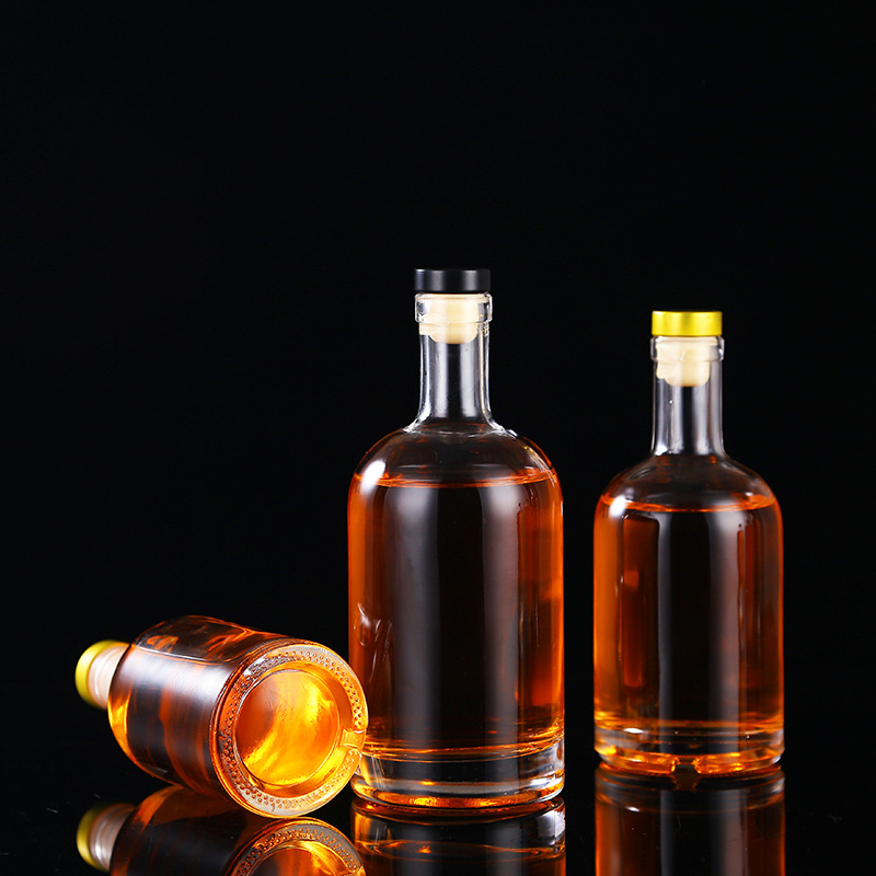 375Ml 500Ml 750Ml 1L Handmade Crystal Vodka Glass Wine Bottle