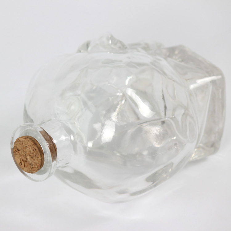 375ml 500ml 750ml 1000ml Creative Skull Glass Whisky Vodka Wine Bottle Spirits Bottle Transparent Wine