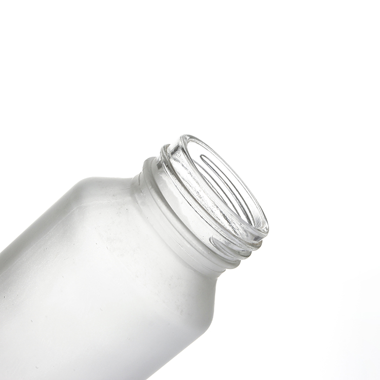 375ml Round Glass Water bottle For Freshly squeezed juice Kombucha Glass Bottle With plastic cap