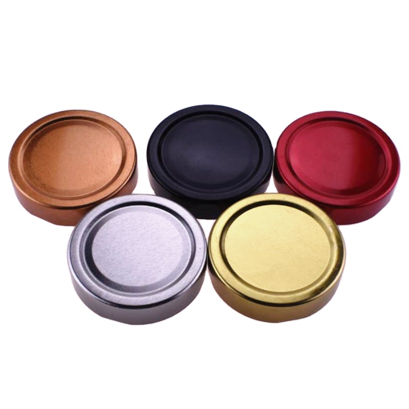 380ml clear round Store jam grain chili sauce dried fruit with high black lid customize the color of the storage glass JAR