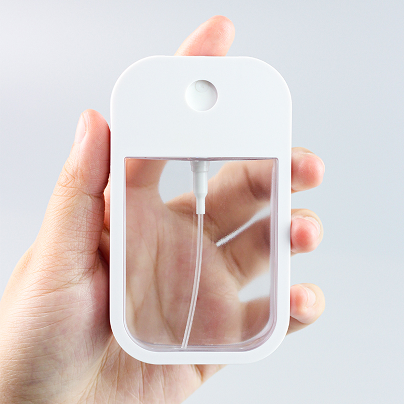 38ml 45ml cellphone Shape Empty Credit Card Pocket Size Flat Perfume Spray Bottle for Hand Sanitizer Packing