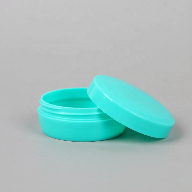 38ml Portable Factory Cosmetic Packaging PP Cream Jar Hair Wax Jar with Lid Flat Shape