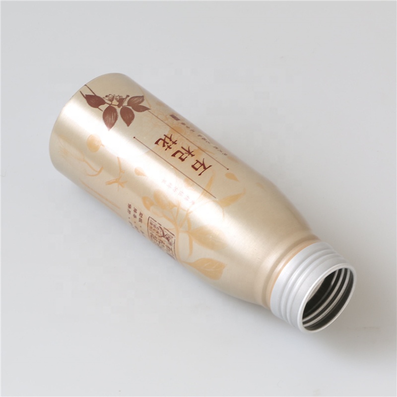 38mm mouth opening 330ml aluminum soda water beverage bottle disposable