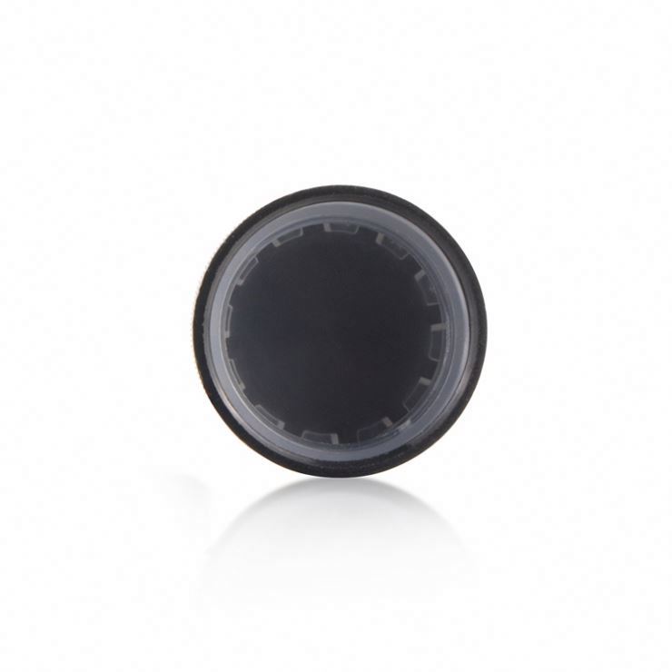 3G 5G 7G Light-Proof Black Uv Canister Jars Cylinder Shape Pill Glass Jars For Medicine With Child Resistant Cap