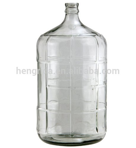 3L 11L 19L 23L 25L Glass Carboy Bottle For Beer Wine Water empty clear beverage glass bottle with lug cap