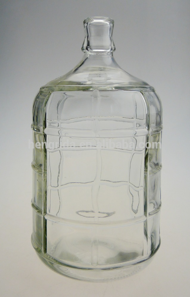 3L 11L 19L 23L 25L Glass Carboy Bottle For Beer Wine Water empty clear beverage glass bottle with lug cap