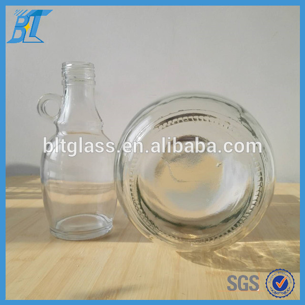 3L big size handle glass wine bottle red wine bottle for storage