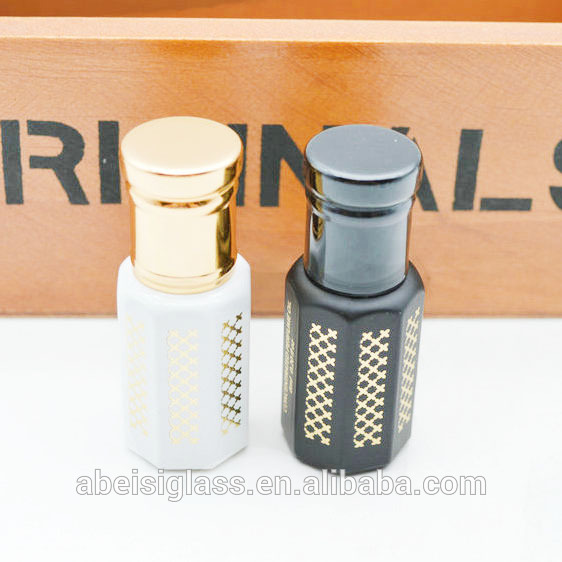 3ML 6ML 12ML Wholesale Arabic Fancy Attar Oil Tola Glass Bottle For Oud Oil And Perfume With Glass Stick