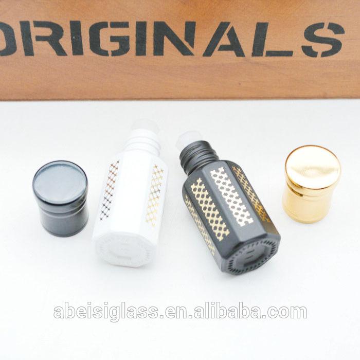 3ML 6ML 12ML Wholesale Arabic Fancy Attar Oil Tola Glass Bottle For Oud Oil And Perfume With Glass Stick