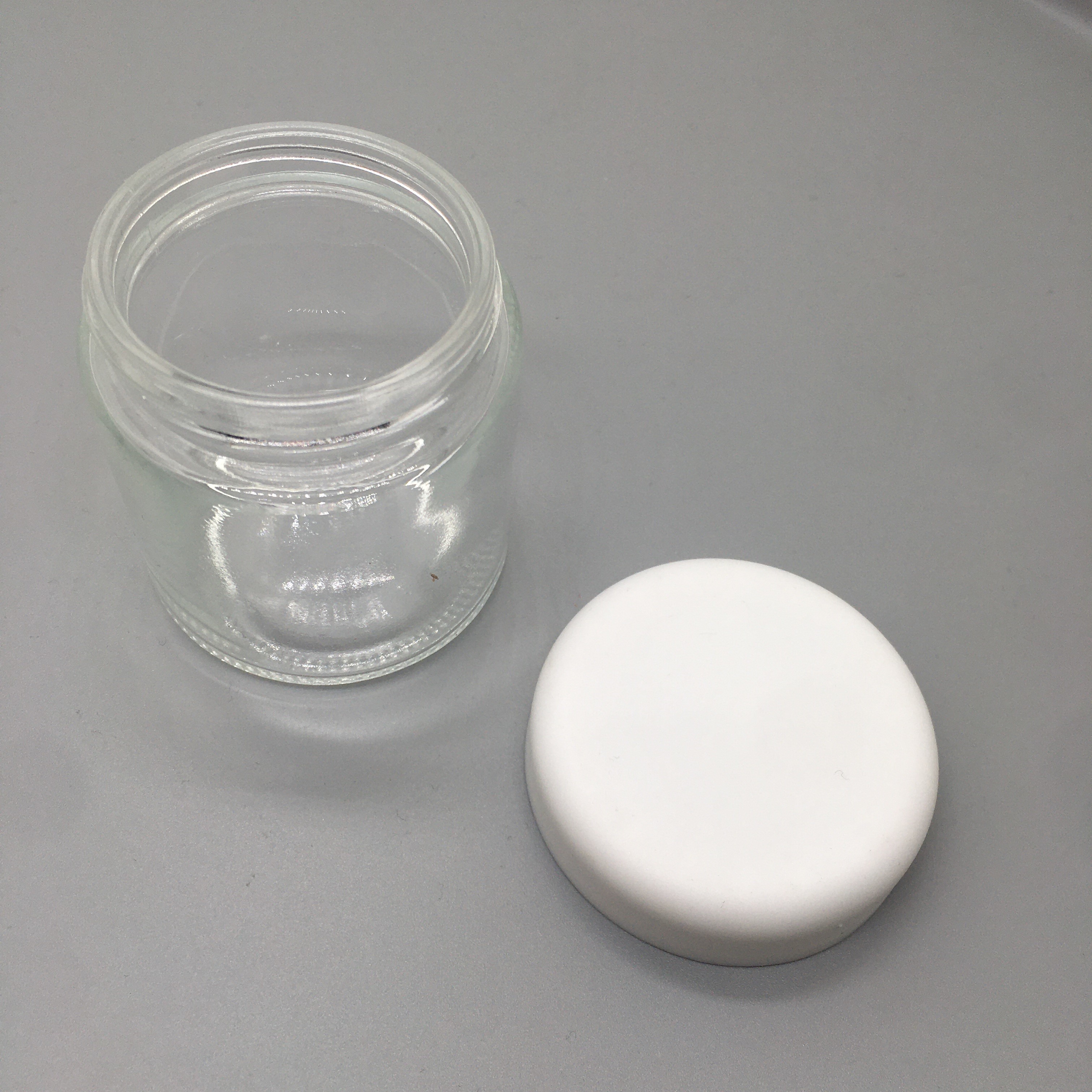 3OZ Round Glass Jars with Child-proof Lids Storage Jars Containers for Storing Food,Hemp oil, Powders, and Ointments