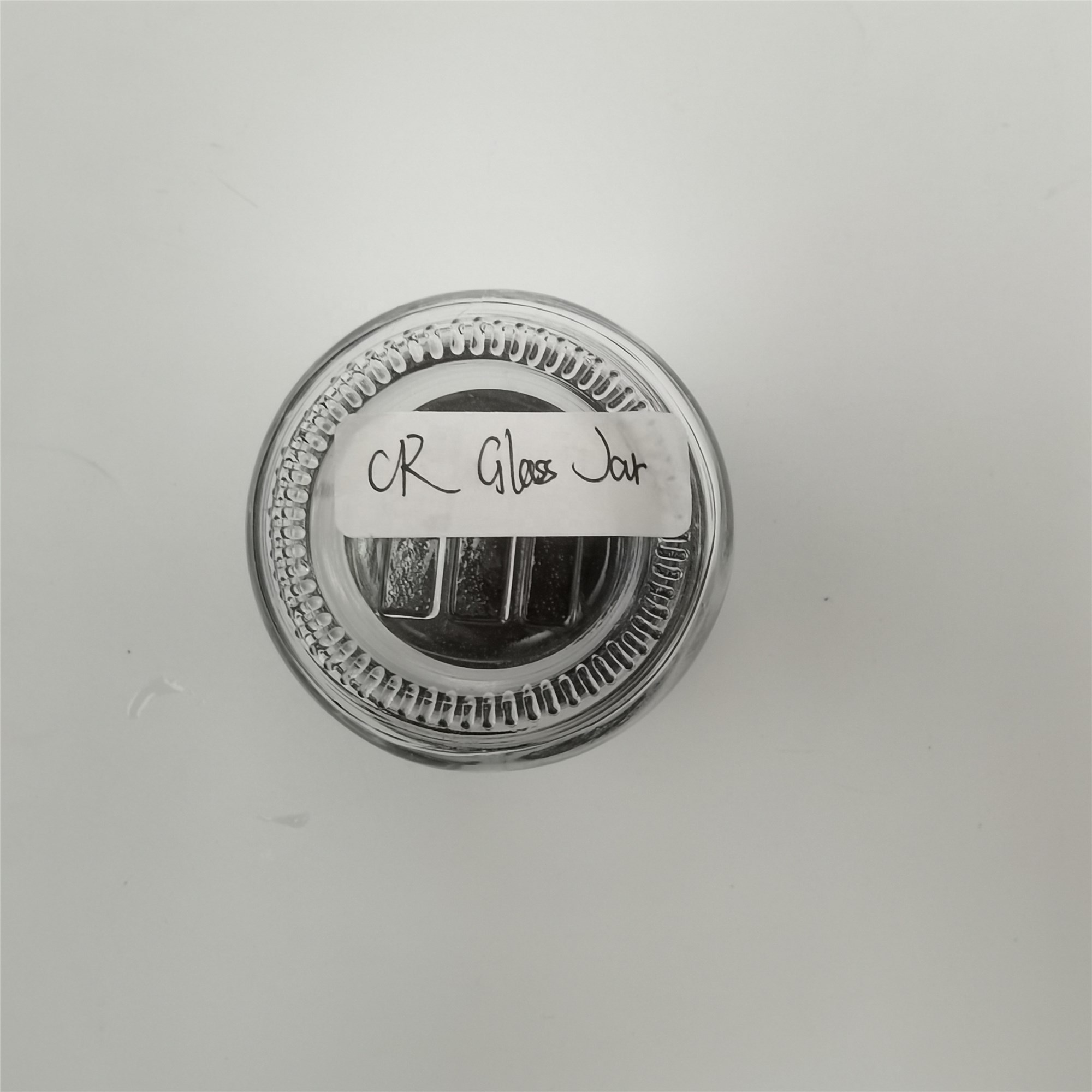 3OZ childproof glass jar with child resistant cap for packaging weed flowers