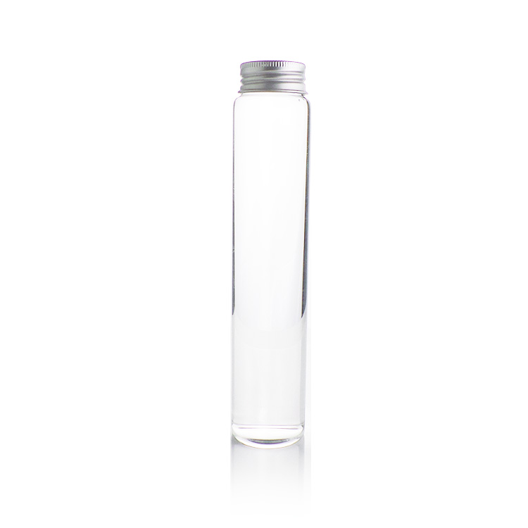 3cm diameter aluminum cap clear tubular glass vial