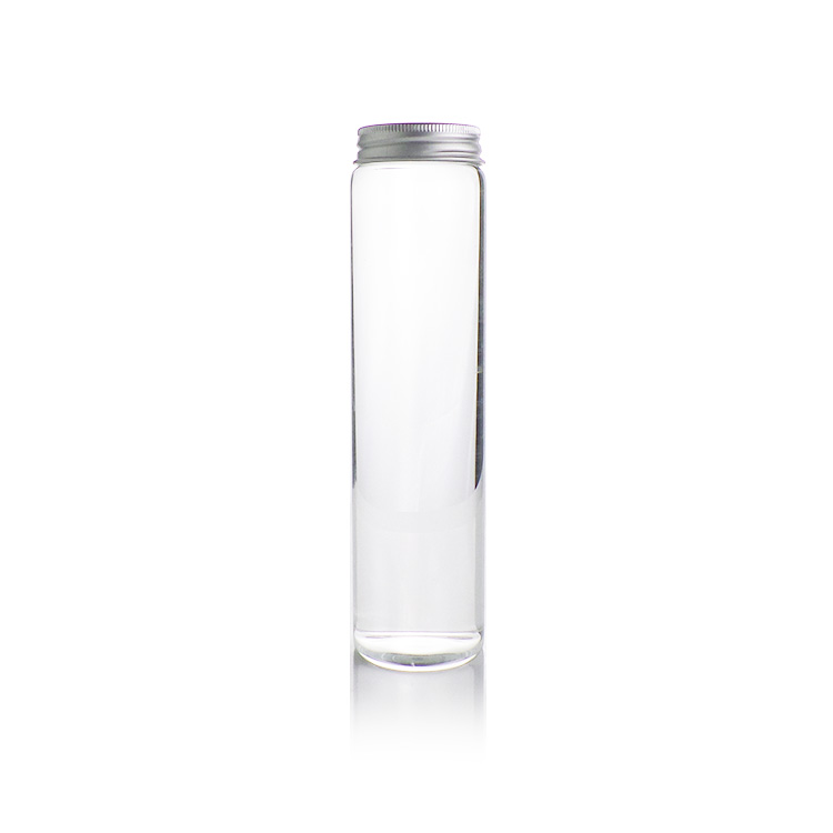 3cm diameter aluminum cap clear tubular glass vial