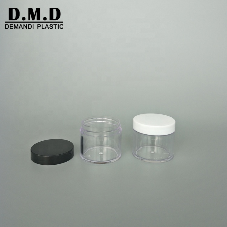 3g 5g 10g 15g 20g 30g 50g 60g 120g empty clear plastic nail dip powder jar