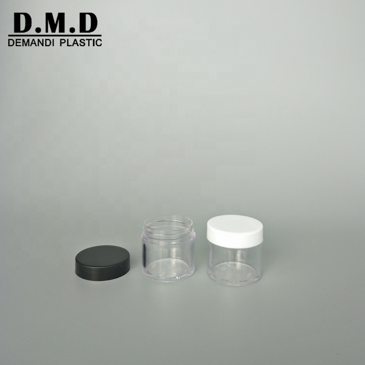 3g 5g 10g 15g 20g 30g 50g 60g 120g empty clear plastic nail dip powder jar