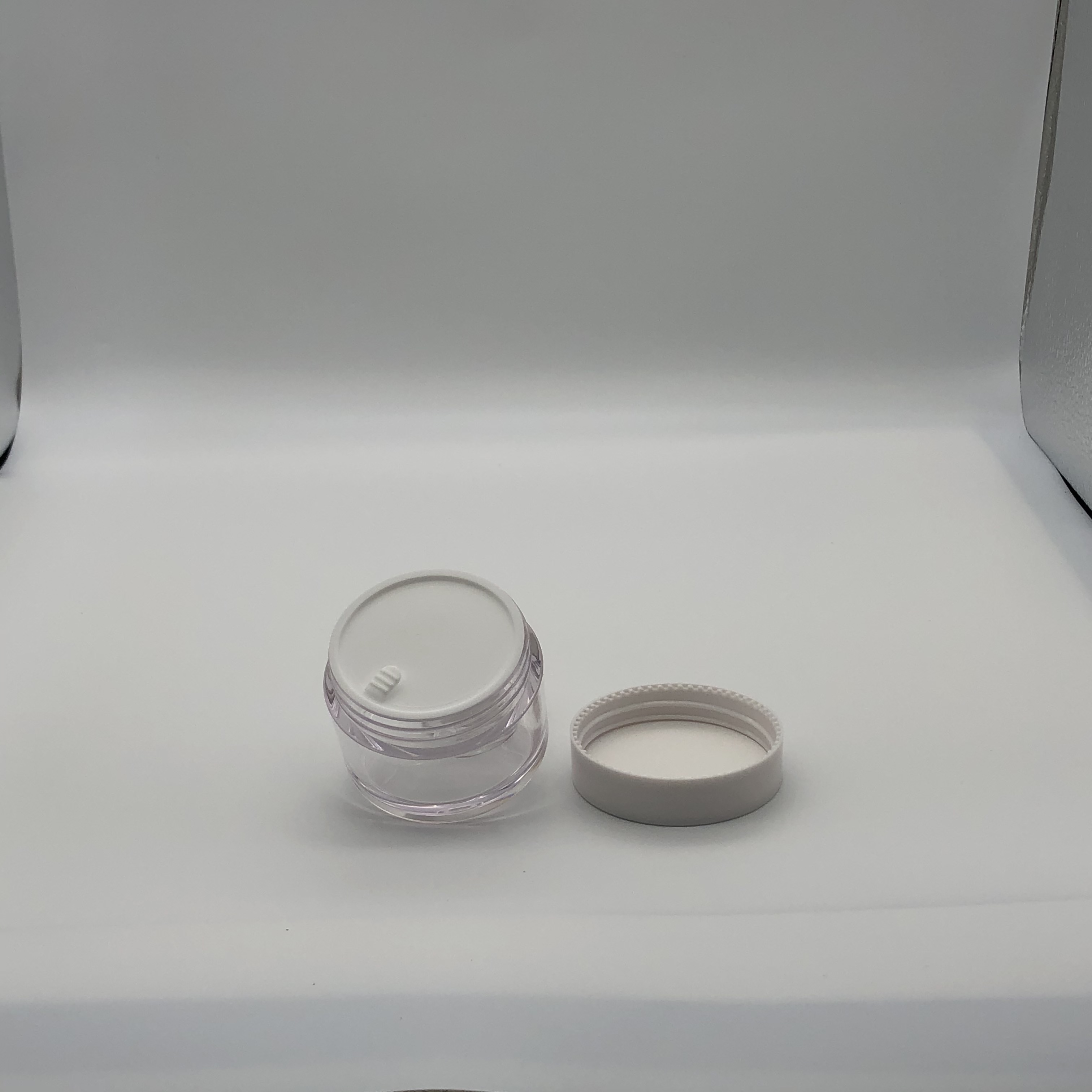 3g 5g 10g 15g 20g 30g 50g 80g 100g 120g 150g 200g 250g PETG jar cream jar transparent plastic jar with inner tape and smooth cap