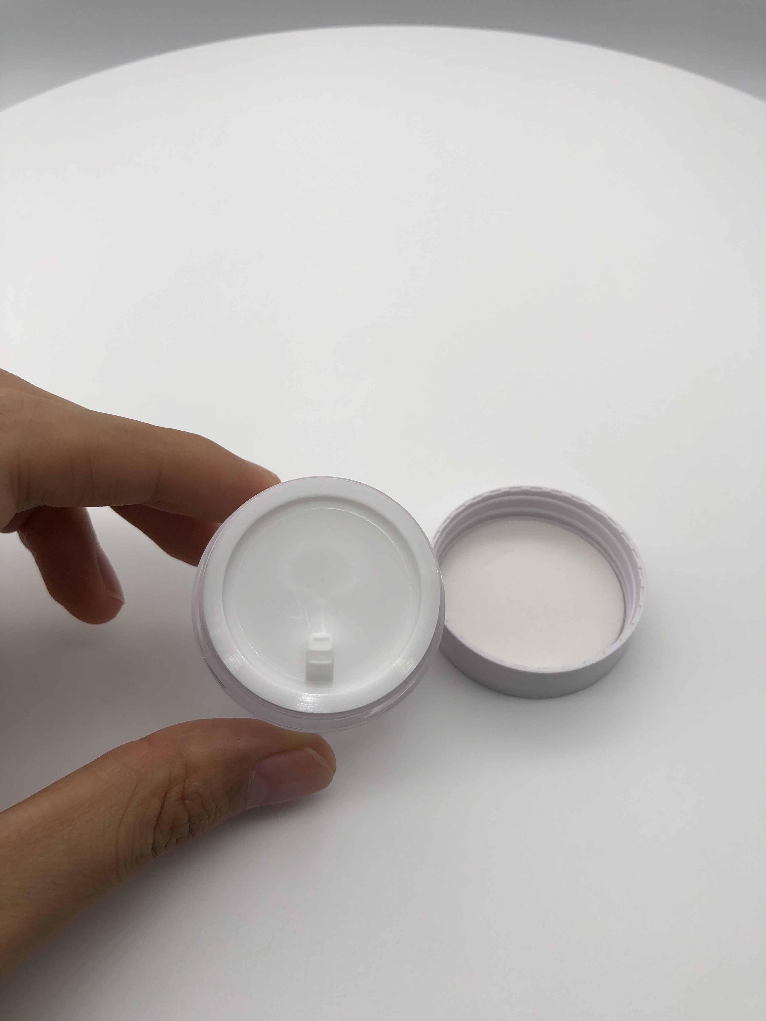 3g 5g 10g 15g 20g 30g 50g 80g 100g 120g 150g 200g 250g PETG jar cream jar transparent plastic jar with inner tape and smooth cap
