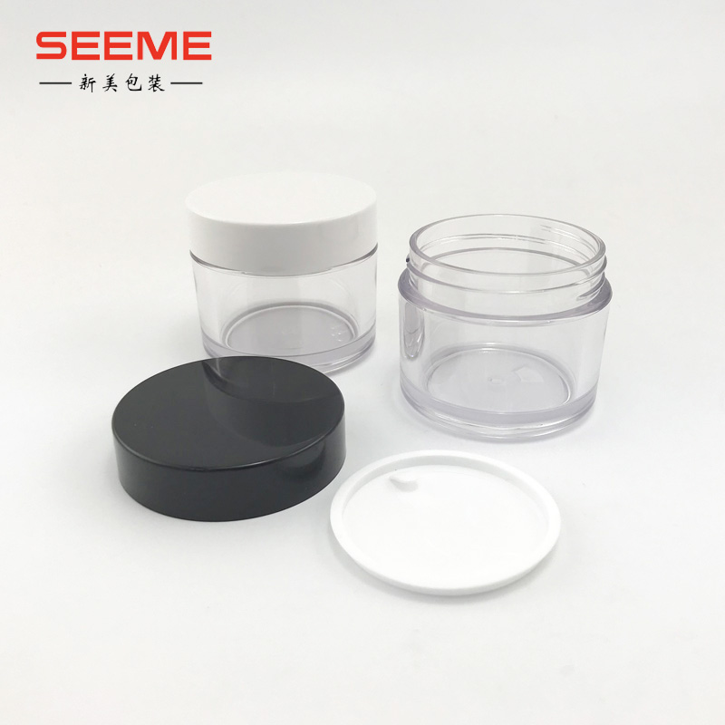 3g 5g 10g 15g 20g 30g Empty Plastic Cream Jars Sample Pots Cosmetic Container with Lids