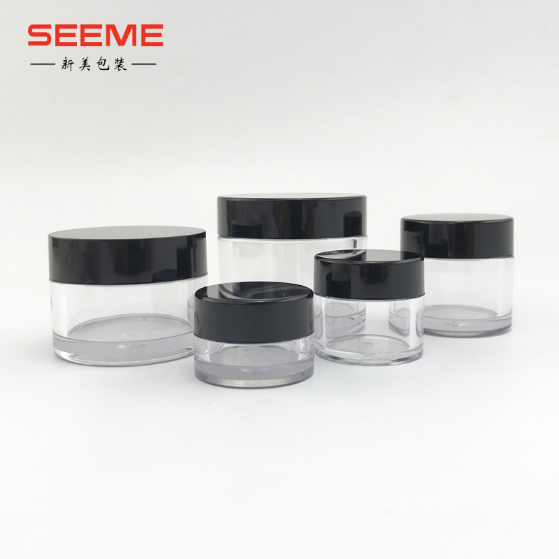 3g 5g 10g 15g 20g 30g Empty Plastic Cream Jars Sample Pots Cosmetic Container with Lids