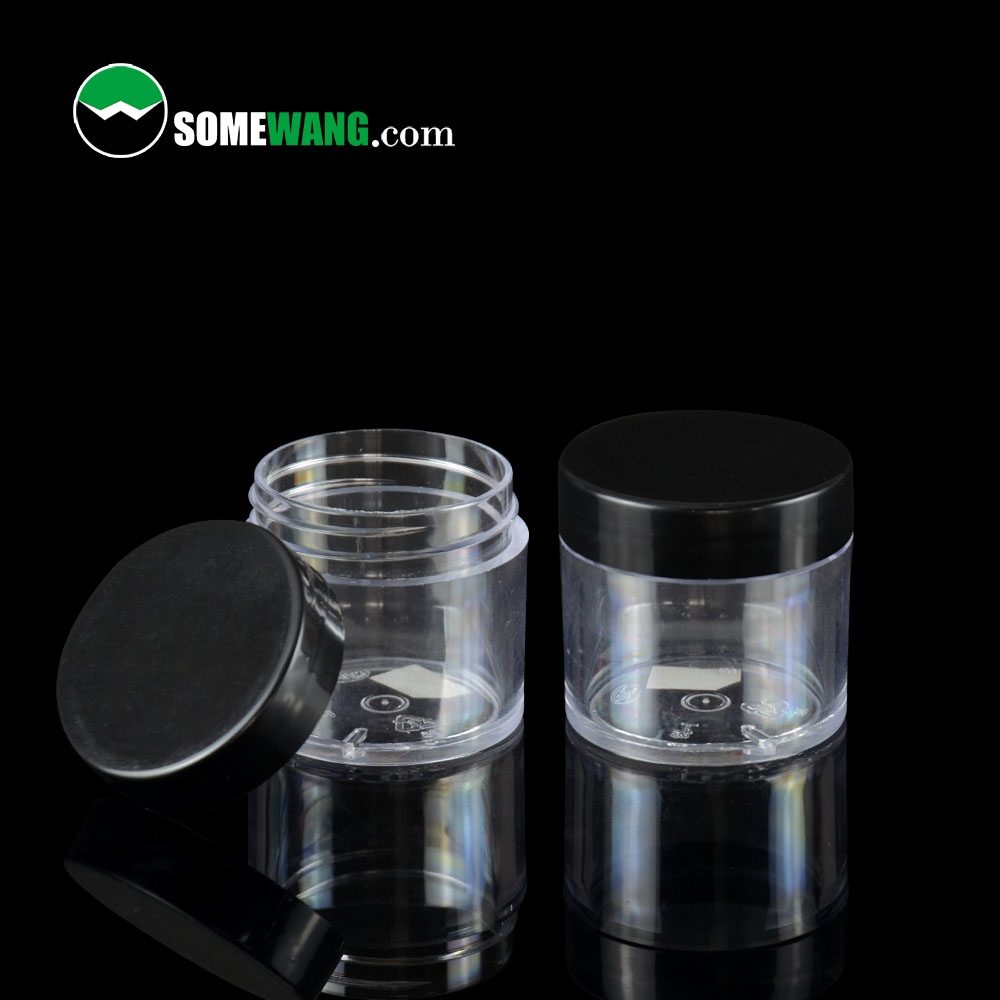 3g 5g 10g 15g 20g 30g Wholesale Empty Cosmetic Container,Small PS Clear Plastic Jar
