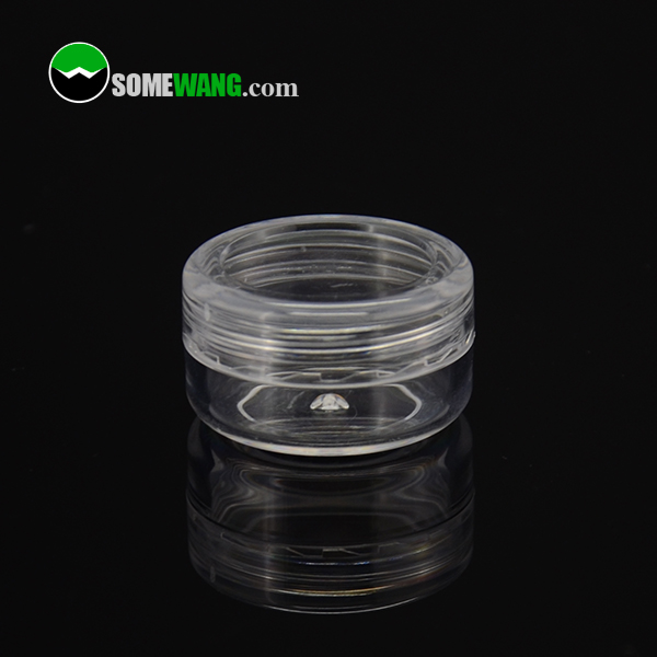 3g 5g 10g 15g 20g 30g Wholesale Empty Cosmetic Container,Small PS Clear Plastic Jar
